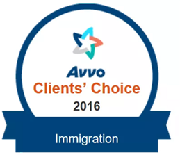 Avvo 2016 Clients Choice Immigration